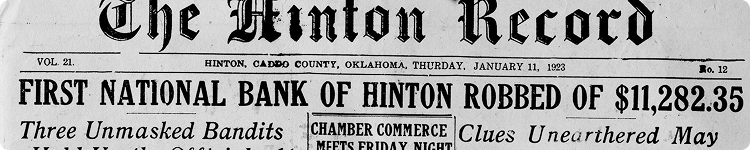 Newspaper Article about Robbery