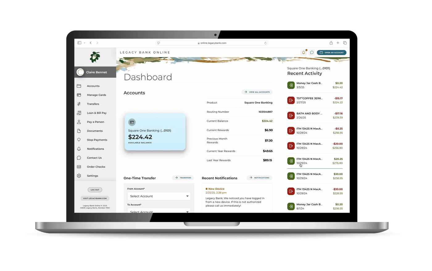 dashboard-ebanking image